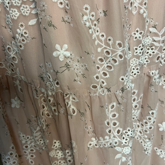 Dress the Population Blush Multi River Off The Shoulder Midi Dress NWT S - Picture 7 of 12